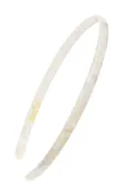 1/4" Ultracomfort Headband - Pavlova White