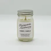 Amber + Vanilla 1.5 oz Mini Mason Jar Candle