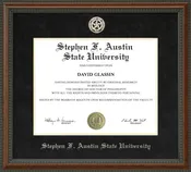 Stephen F. Austin State University (SFA) Classic Diploma Frame with Gold Embossed Mat