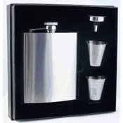 6pcs Set 6oz Stainless Steel Flask, Funnel and Shot Glass Groomsman Gift