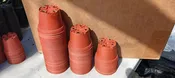 Orchid 2.5" Round Plastic Nursery Pots Seedling Succulent Starter Plant Clay or Black Color 20 count