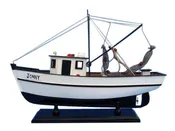 Wooden Forrest Gump - Jenny Model Shrimp Boat 16