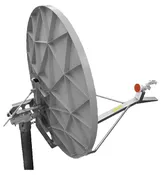 1.2m Offset antenna, 2 Port Ku band Linear Cross Pol Rx/Tx Feed Assembly