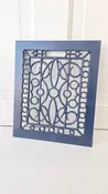 10 x 12 Antique Iron Vent Cover or Cold Air Return, Iron Register Grate