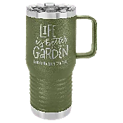 20 oz. Stainless Steel Vacuum Insulated Travel Mug with Slider Lid
