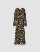 Adore Printed Crinkle Dress