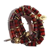 Amber Noir | Beaded Bracelet