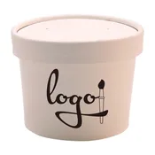 8Oz Disposable Covered Food Paper Bucket