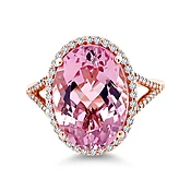 Agape Pink Morganite Ring