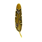 The Gold Feather Pin —  SLOTH STEADY