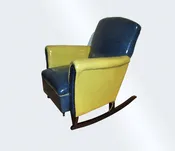Antique Art Deco Child’s Rocker