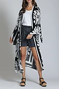 Belted Long Kimono Robe