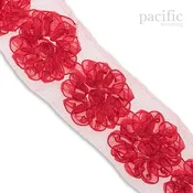 1 1/2" Flower Trim : 330075TR (3 Colors)