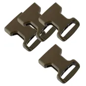 4-Pack ITW GTSR Loop Body Female Buckle  1" Coyote Brown