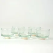 Glass Tealight Candle Holders for Celebration Ring