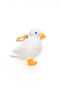 14K GOLD WHITE DUCK CHARM
