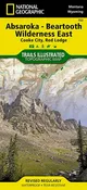 Absaroka - Beartooth Wilderness East Trails Illustrated Map #722