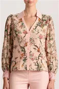 Alice & Olivia Charis Blouse- Sunset Grove