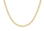 15" Choker Classic Gold 4mm Bead