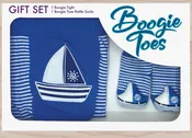 08231 Sailboat Tight & Rattle Socks Gift Box