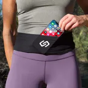 Sporteer VersaSlim Minimalist Running Belt | Low-Profile Workout Waist Pack for Gym, HIIT, and Yoga