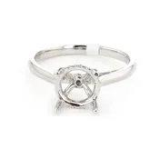 0.04 ctw Diamond Hidden Halo Engagement Ring