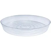 25" Clear Plastic Saucer — EcoGarden Supply