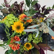 DESIGNER'S CHOICE VASE OF  FALL SHADES