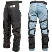 Arbortec Full Wrap Black Chainsaw Chaps with Fidlock Buckles