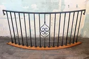 curved iron railing — Architectural Antiques