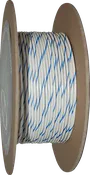 100' Wire Spool - 20 Gauge - White/Blue