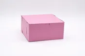 10″x10″x5″ Lock Corner Pink Bakery Box, 1 Piece