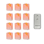 12 pcs Battery Powered Led Tea Lights
