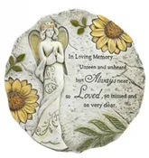 ANGEL STEPPING STONE WITH STAND