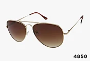 4850 -  Wholesale Classic Spring Hinge Metal Tear Drop Aviator Sunglasses
