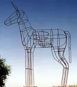 Donkey witn Saddlebags