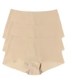 3 Pack BreatheSoft™ Boyshort Taupe