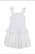 2PC White Skirt & top