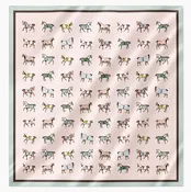 E+Y  Satin Horse Print Scarf