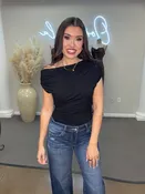 Araceli Off Shoulder Fitted Top
