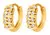 CAI Cluster Stone Huggie Earrings