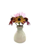 Bud Vase - Joan Hannah - white — WREN