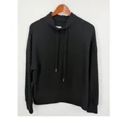 Varley Oakdale DoubleSoft Speckled Funnel Neck Sweatshirt Black Small VAR01897
