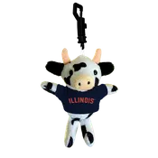 Fighting Illini Navy T-Shirt Cow Keychain