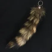 RACCOON TAIL KEYCHAIN — The Strange And Unusual