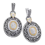 0.10ct Diamond Earrings in 14k/925 (141ER901086)