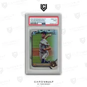 2022 BOWMAN DRAFT BDC132 JACOB MISIOROWSKI CHROME-REFRACTOR PSA 9 8-17
