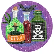 13 Days of Halloween - Four Potion Bottles
