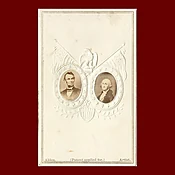 Abraham Lincoln &amp;amp; George Washington, Carte de Visite