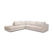 Cello 3-Piece Sectional Sofa With Backless Chaise